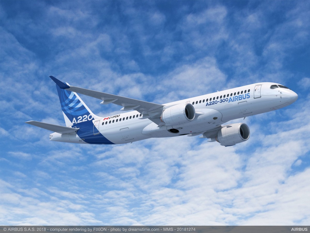 Airbus prépare le premier A220 destiné à Air France